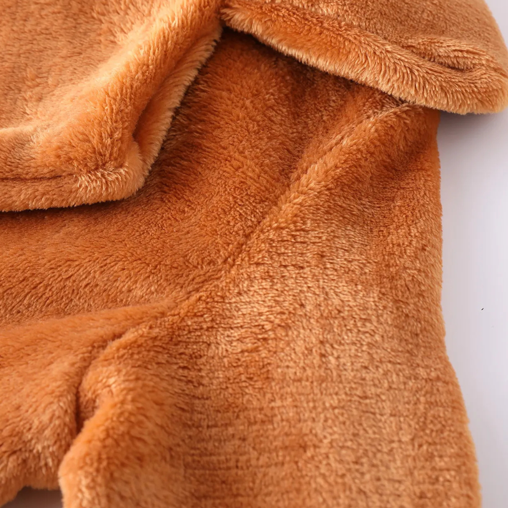 Anastasie | Manteau Femme Teddy Élégant à Col Revers