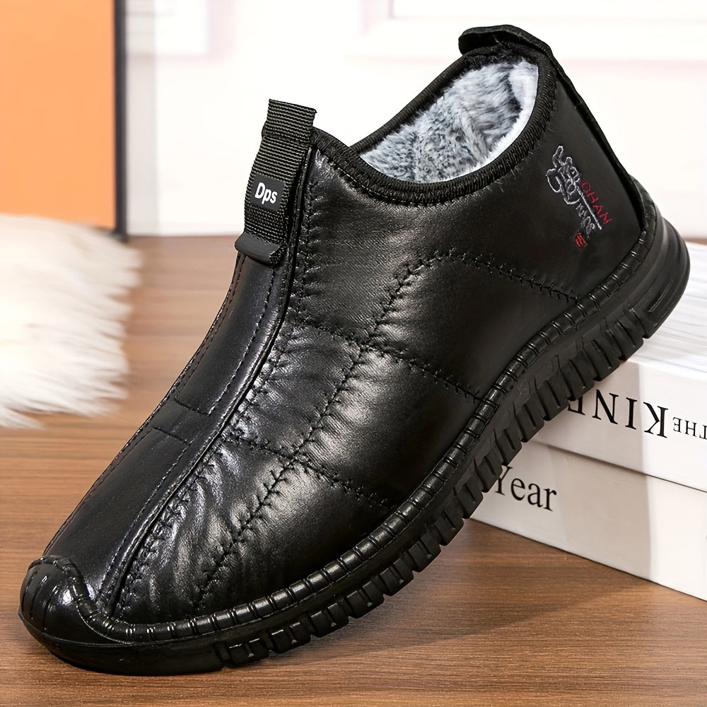 Orrick | Chaussures d’Hiver Homme, Slip-On Confortables avec Doublure Chaude
