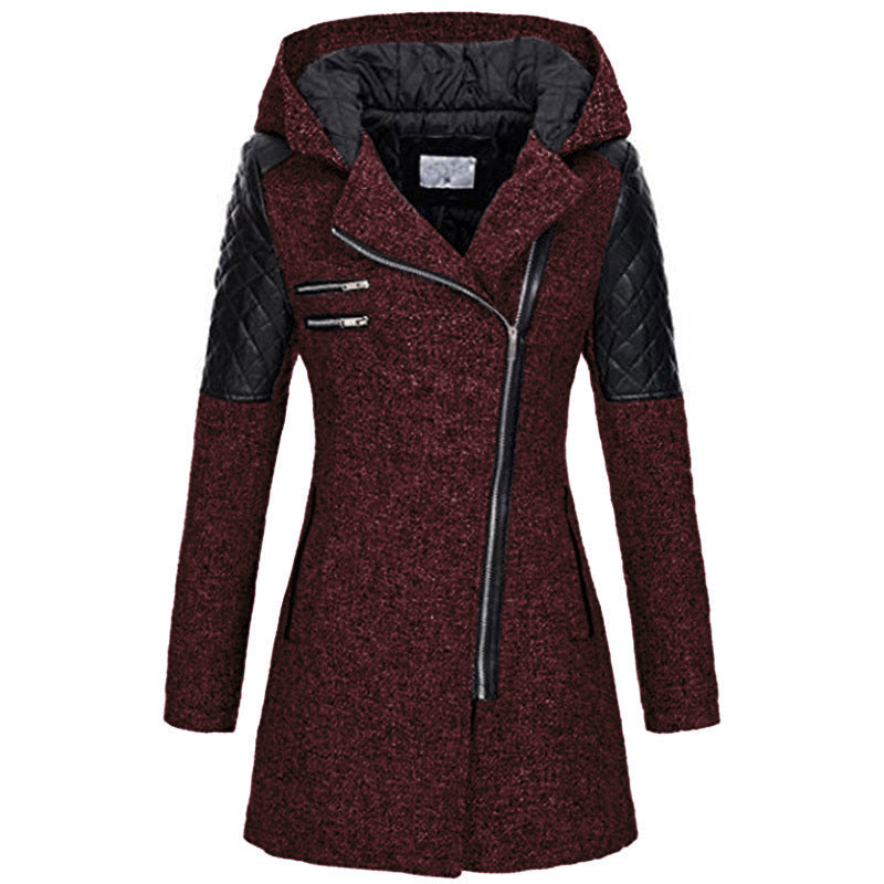 Adrienne | Veste matelassée zippée avec capuche pour femmes – Style chic et décontracté