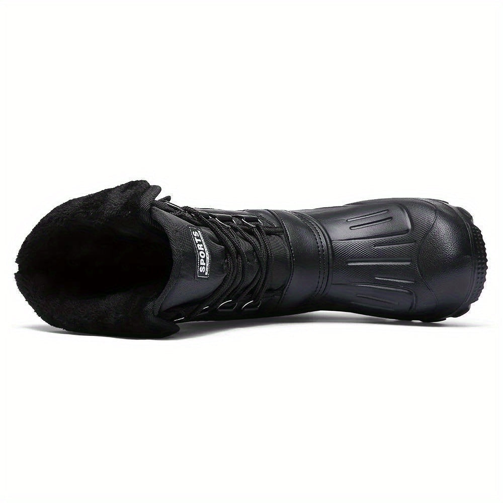 Ulric – Bottes d’Hiver Homme, Chaussures Outdoor Hautes Imperméables avec Lacets et Doublure Chaude