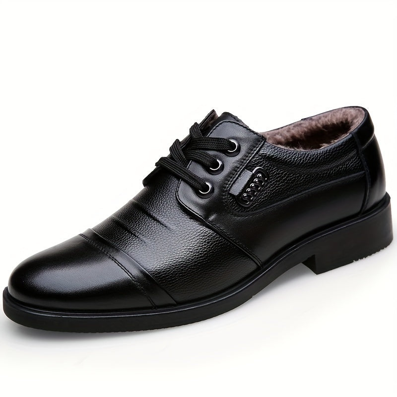 Rendric | Chaussures Hiver Homme Élégantes, Richelieu à Lacets avec Doublure Chaude