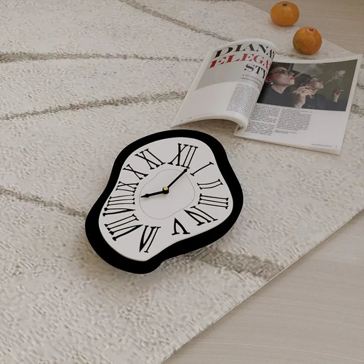 QuietRoman™ | Geräuschlose Wanduhr mit römischen Ziffern – Modernes Acryl-Design