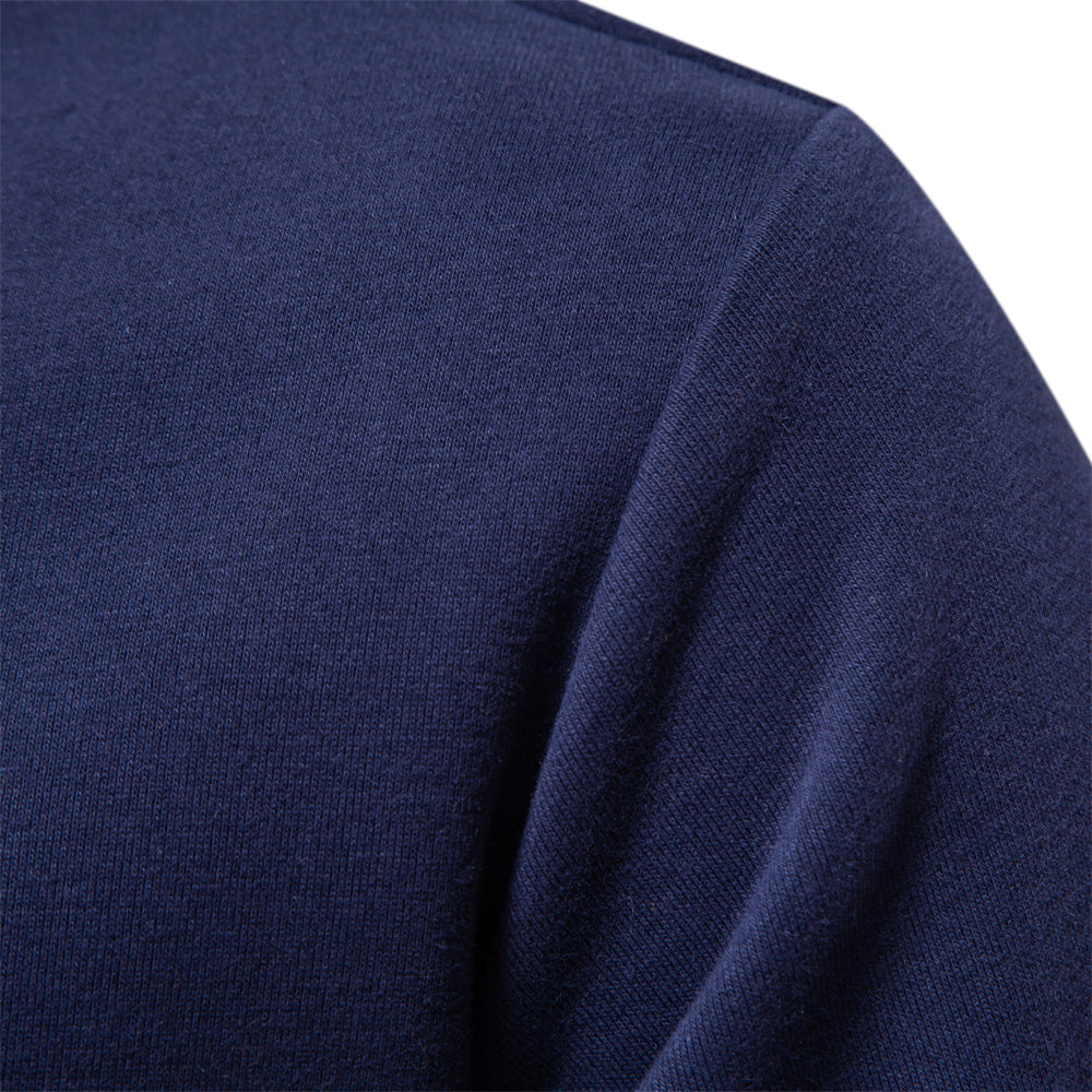 Malachi | Polo Homme Manches Longues | Chemise Polo Col Classique Boutonné Élégant