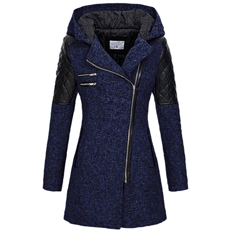 Adrienne | Veste matelassée zippée avec capuche pour femmes – Style chic et décontracté