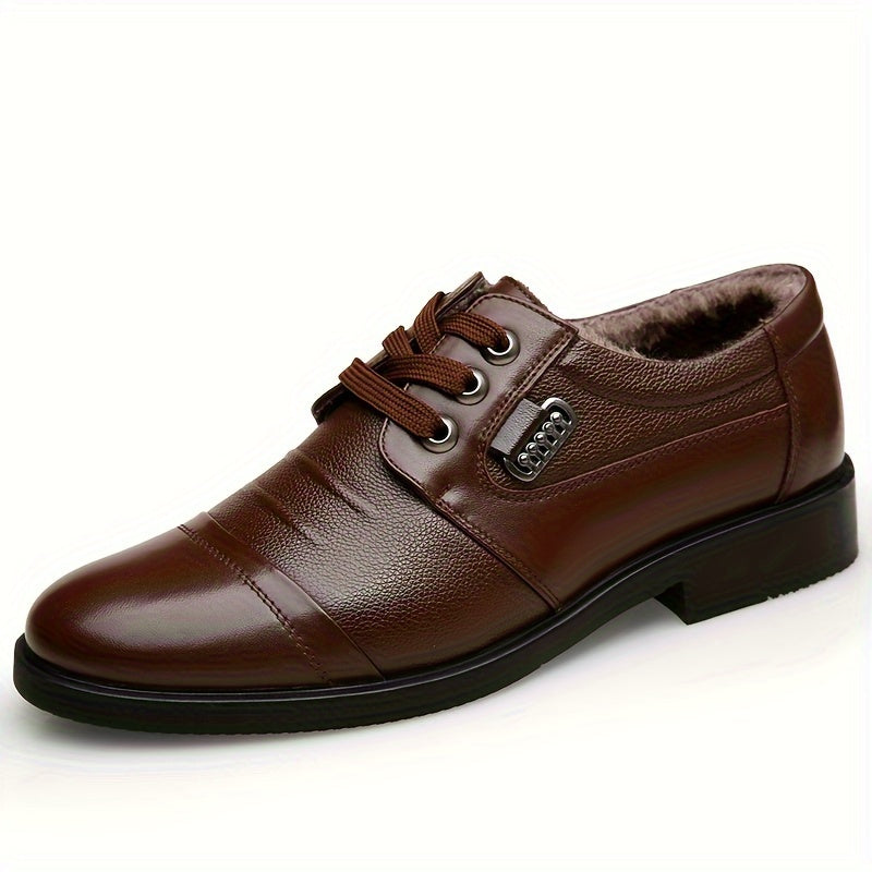 Rendric | Chaussures Hiver Homme Élégantes, Richelieu à Lacets avec Doublure Chaude