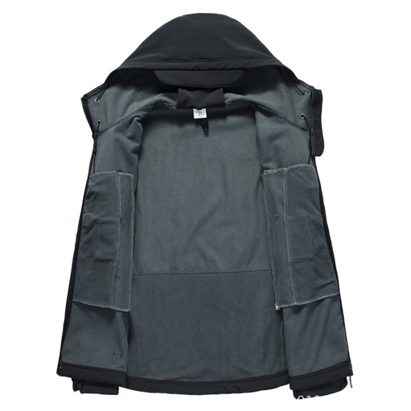 Harlan | Veste Homme Outdoor Fonctionnelle à Capuche avec Multiples Poches Zippées