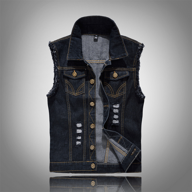 Marcel | Gilet Homme Vintage Sans Manches avec Col Revers et Boutons Élégants