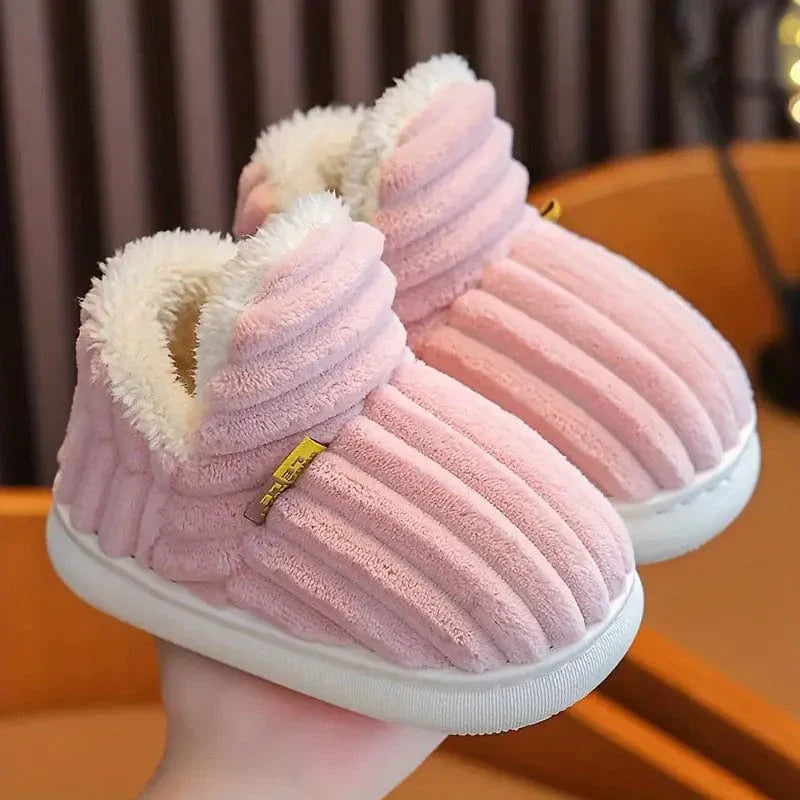 Louisa | Mocassins Femme Doublés en Polaire avec Semelle Épaisse | Élégance et Confort