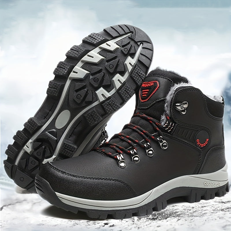 Harlan | Bottes Homme Hiver Outdoor avec Doublure Chaude & Lacets Montants