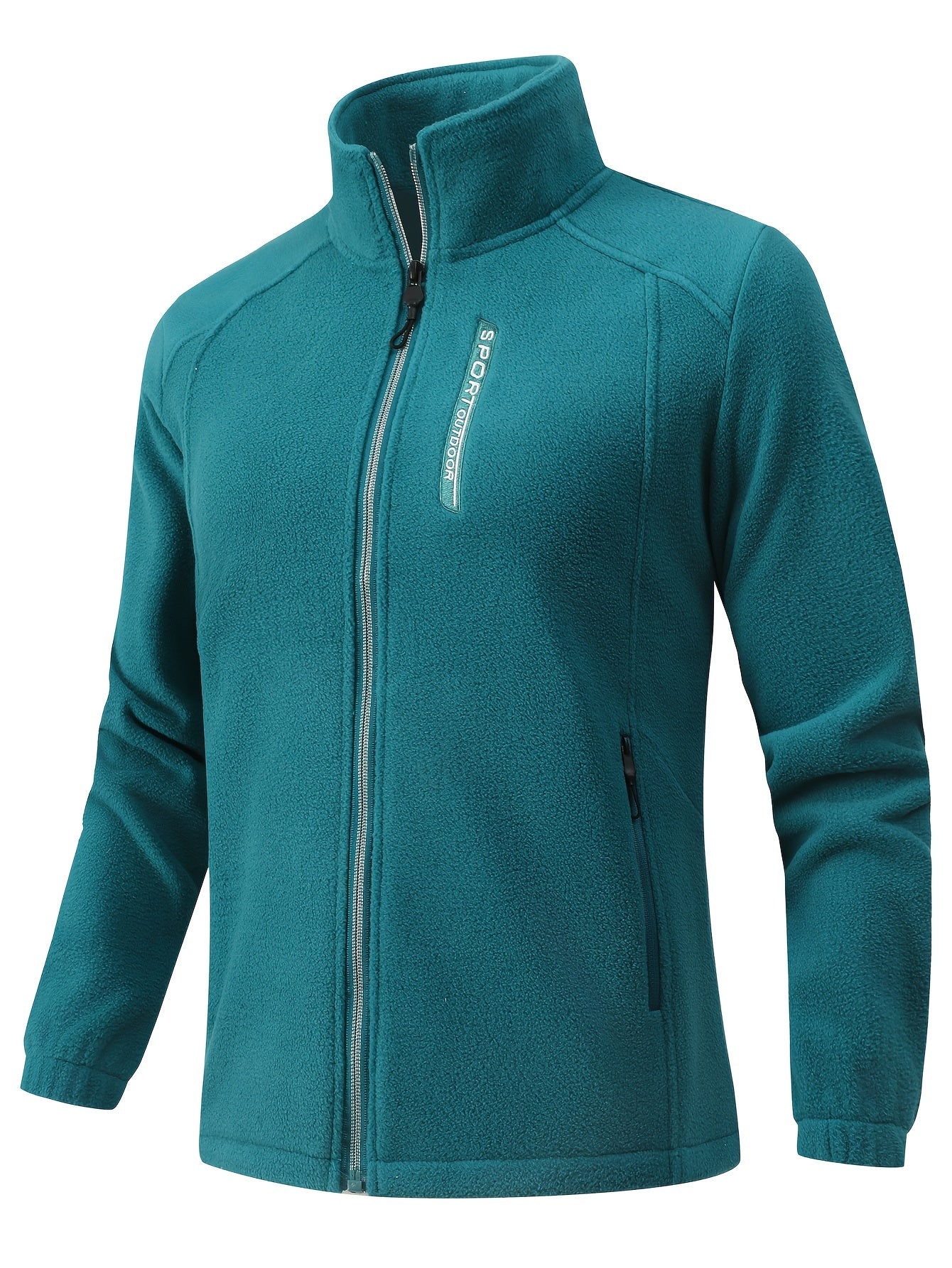 Élyane | Veste Femme Douce à Col Montant avec Fermeture Zippée | Veste Sport Outdoor Légère
