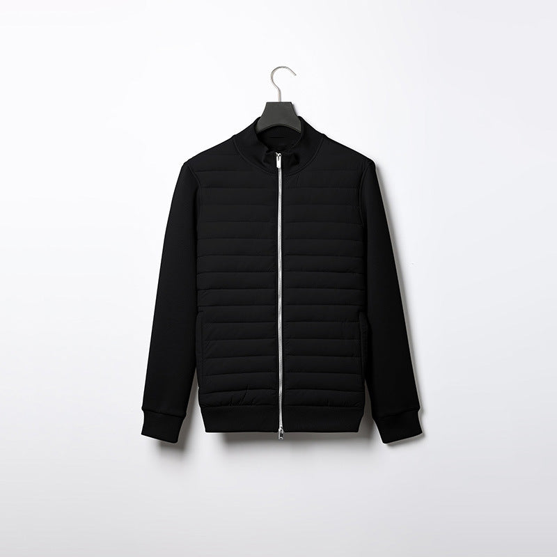 Ambrose | Veste Homme Matelassée Zippée à Col Montant, Légère pour la Mi-saison