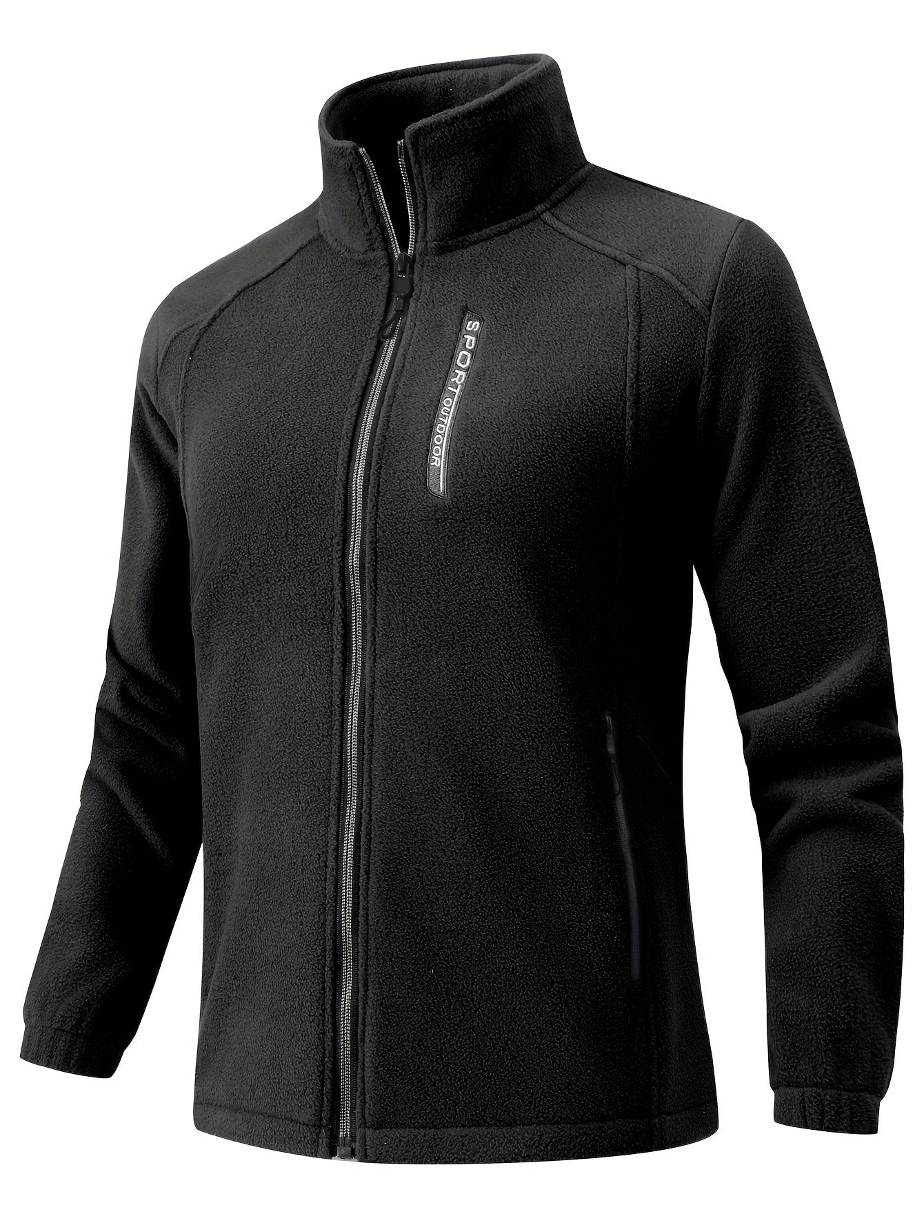 Élyane | Veste Femme Douce à Col Montant avec Fermeture Zippée | Veste Sport Outdoor Légère