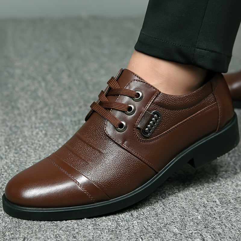 Rendric | Chaussures Hiver Homme Élégantes, Richelieu à Lacets avec Doublure Chaude