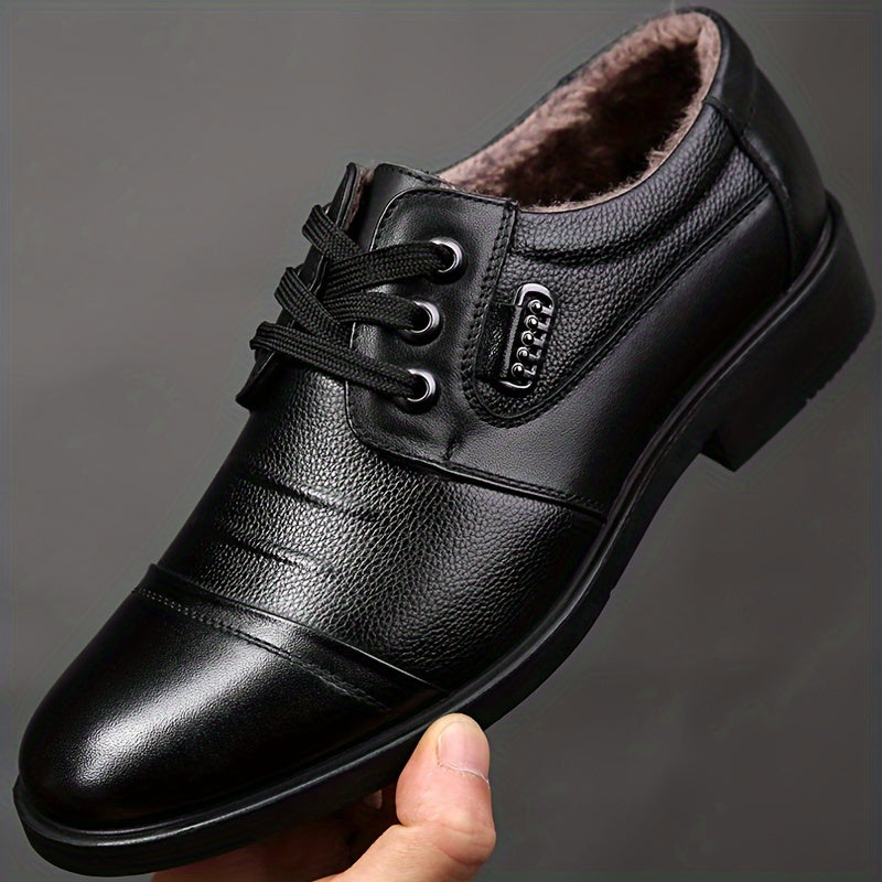 Rendric | Chaussures Hiver Homme Élégantes, Richelieu à Lacets avec Doublure Chaude