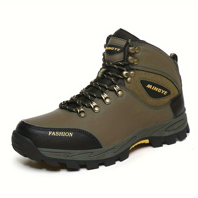 Perevin | Chaussures de Randonnée Homme, Bottes Outdoor Hautes avec Lacets
