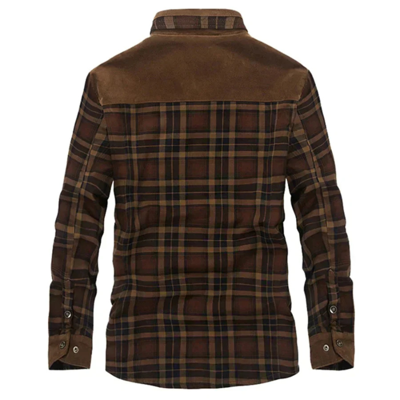 Colton | Surchemise Homme à Carreaux avec Doublure Polaire Chaude et Style Moderne