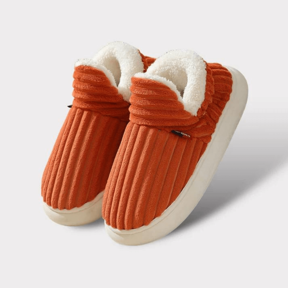 Louisa | Mocassins Femme Doublés en Polaire avec Semelle Épaisse | Élégance et Confort