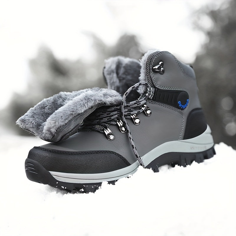 Harlan | Bottes Homme Hiver Outdoor avec Doublure Chaude & Lacets Montants