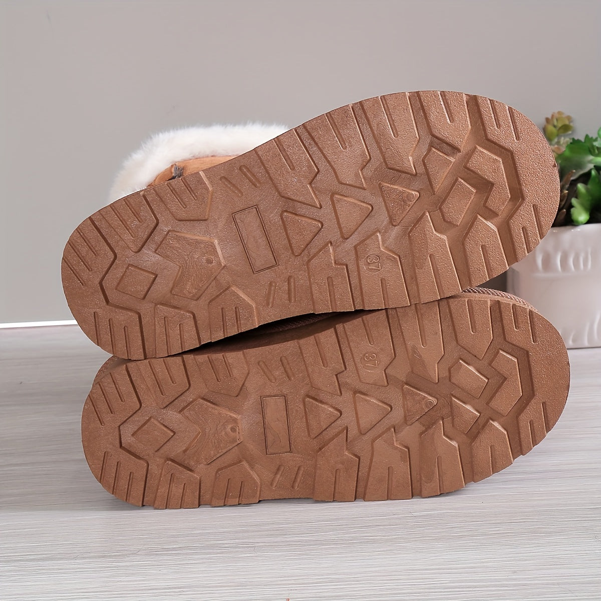 Tiphaine – Bottes Hiver Femme Chaudes avec Doublure Thermique et Semelle Antidérapante Confortable