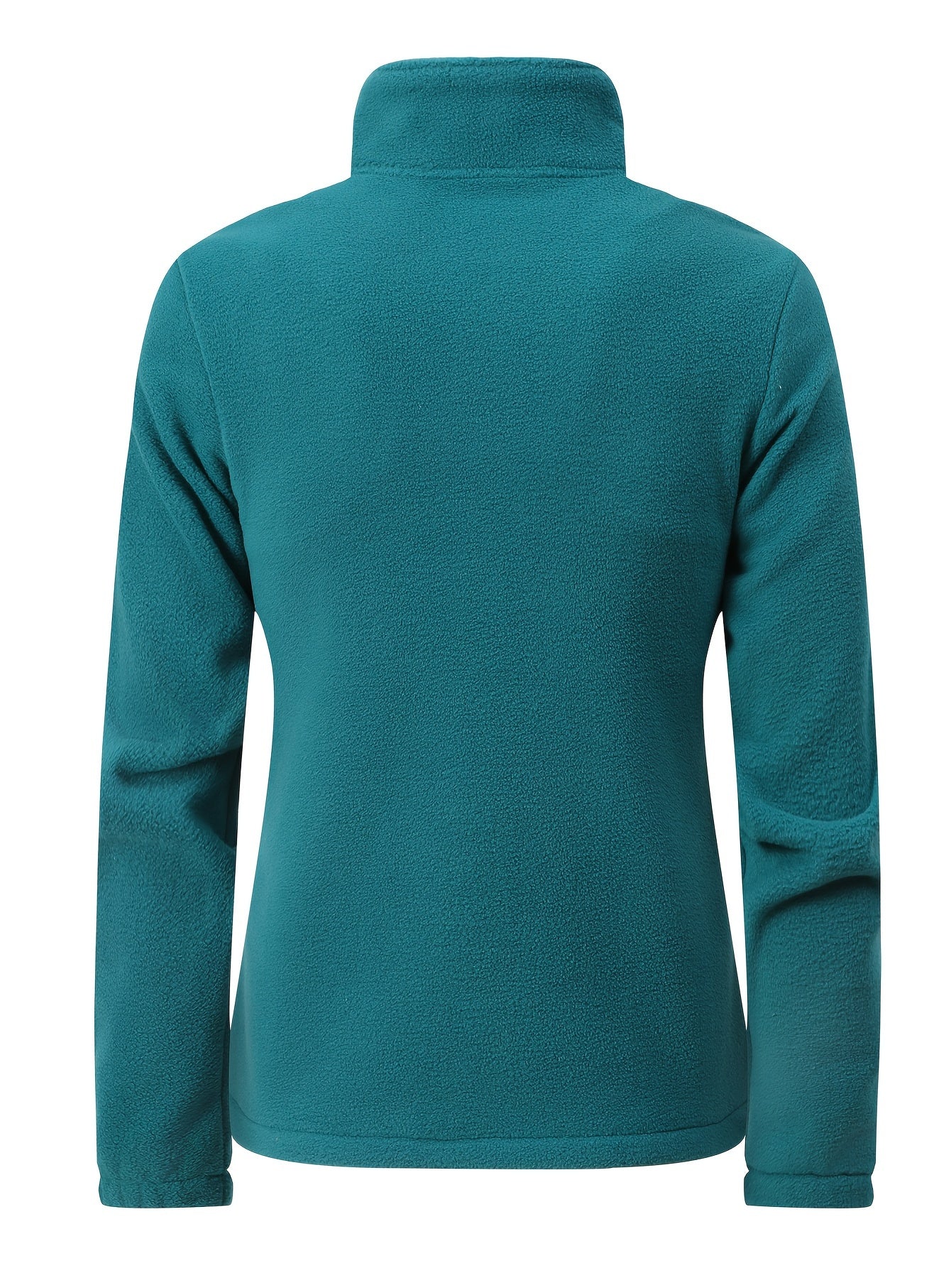 Élyane | Veste Femme Douce à Col Montant avec Fermeture Zippée | Veste Sport Outdoor Légère