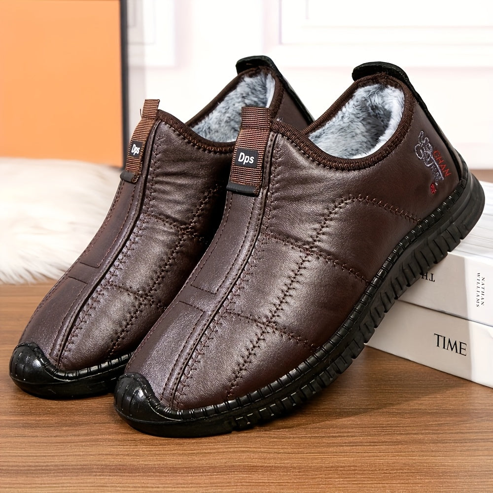 Orrick | Chaussures d’Hiver Homme, Slip-On Confortables avec Doublure Chaude