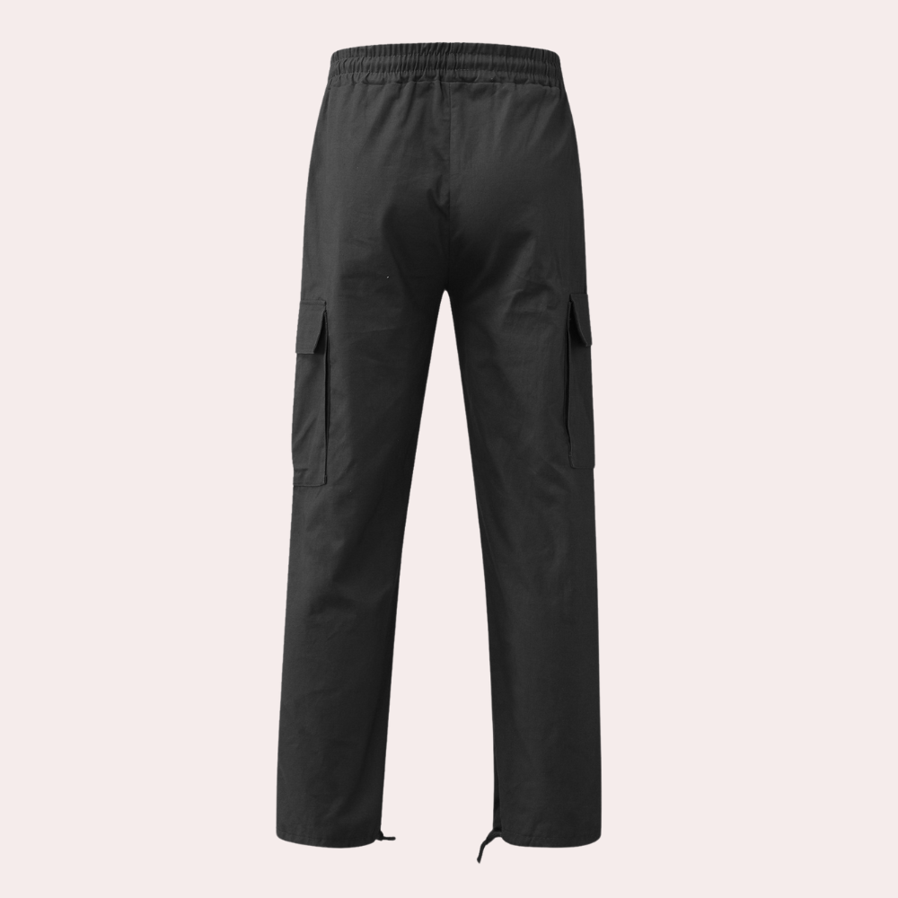 Rowan | Pantalon Cargo Homme Large | Coupe Ample avec Cordon et Poches Pratiques