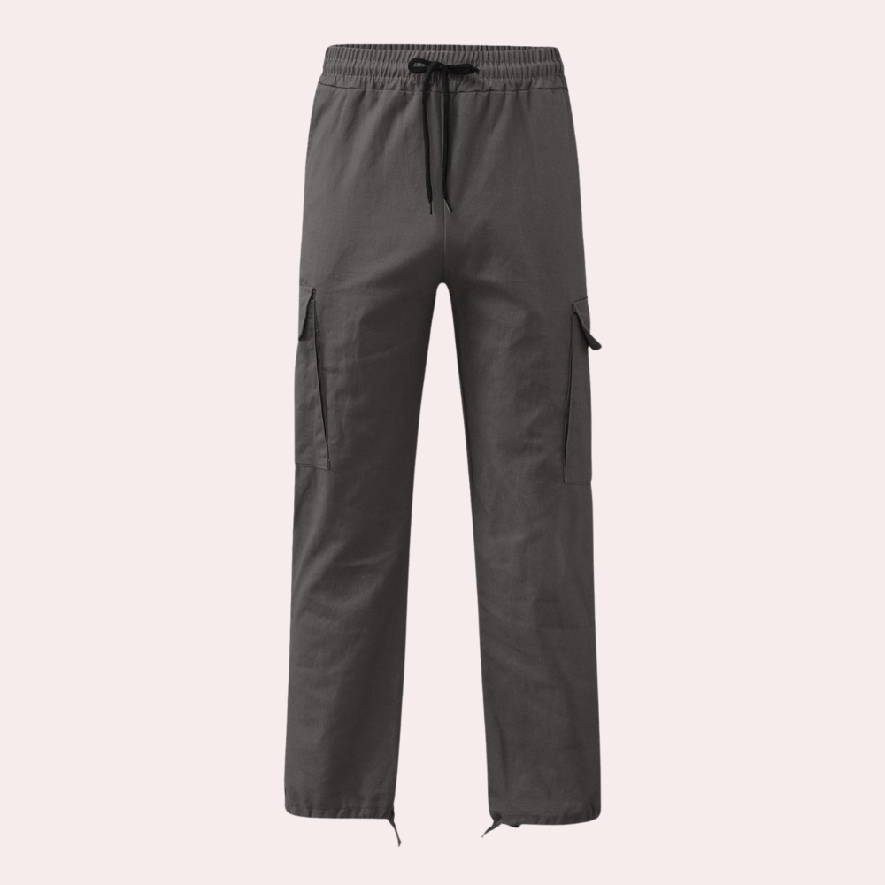 Rowan | Pantalon Cargo Homme Large | Coupe Ample avec Cordon et Poches Pratiques
