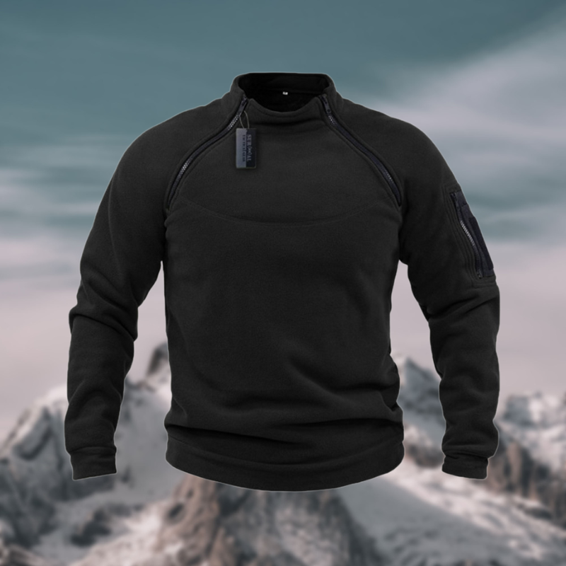 Lawrence | Sweatshirt Homme à Col Zippé | Confort Extérieur Style Moderne