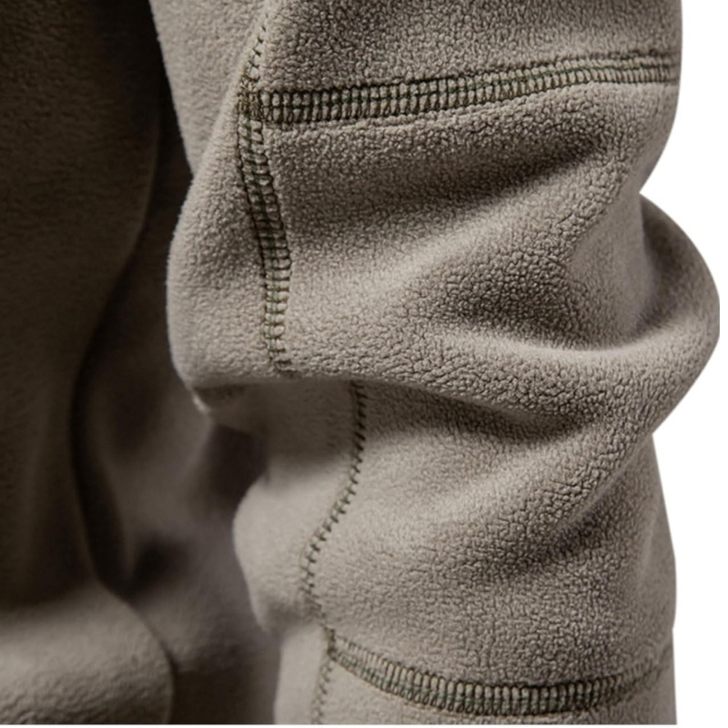Dylan | Pull Homme Zippé Col Montant Uni, Chaud & Confortable avec Doublure Douce Élégante