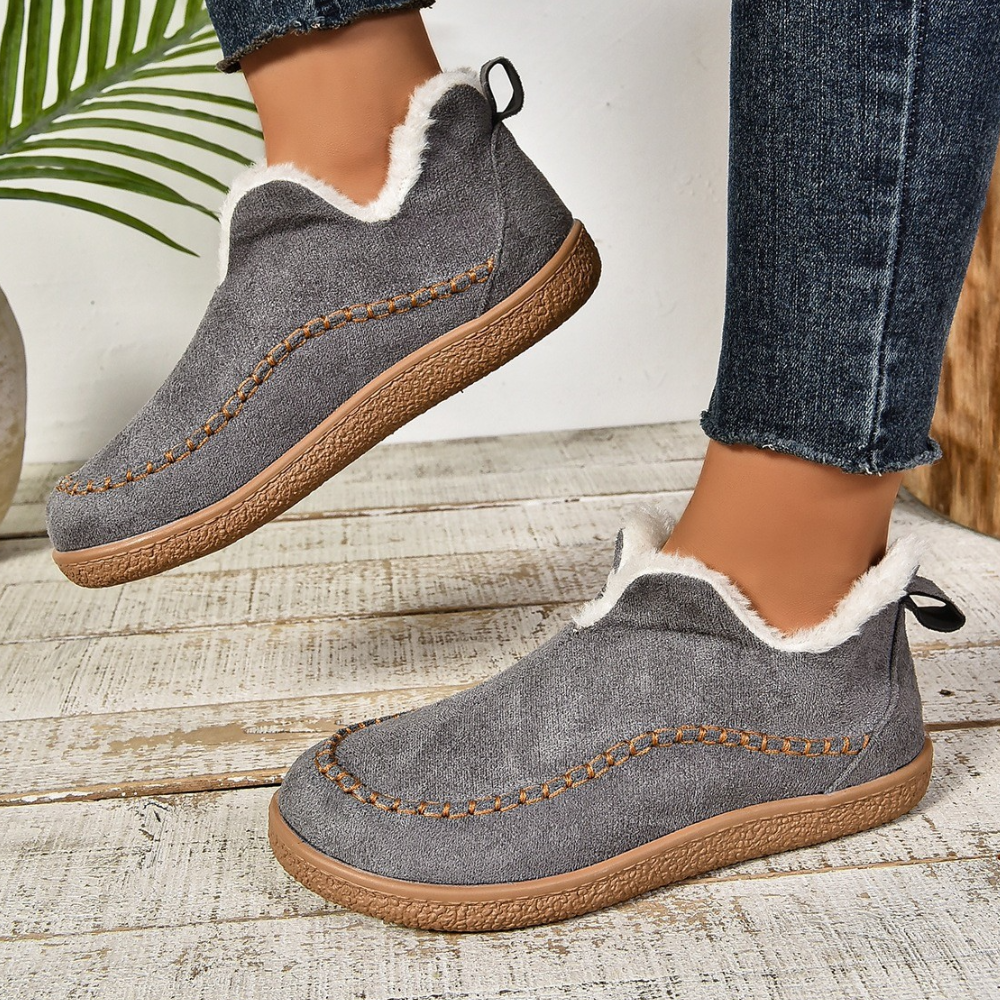 Arielle | Bottines d’Hiver Femme Doublées en Polaire