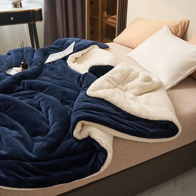 KuschelWolke™ | Weiche Flanell-Fleece-Decke für gemütliche Abende