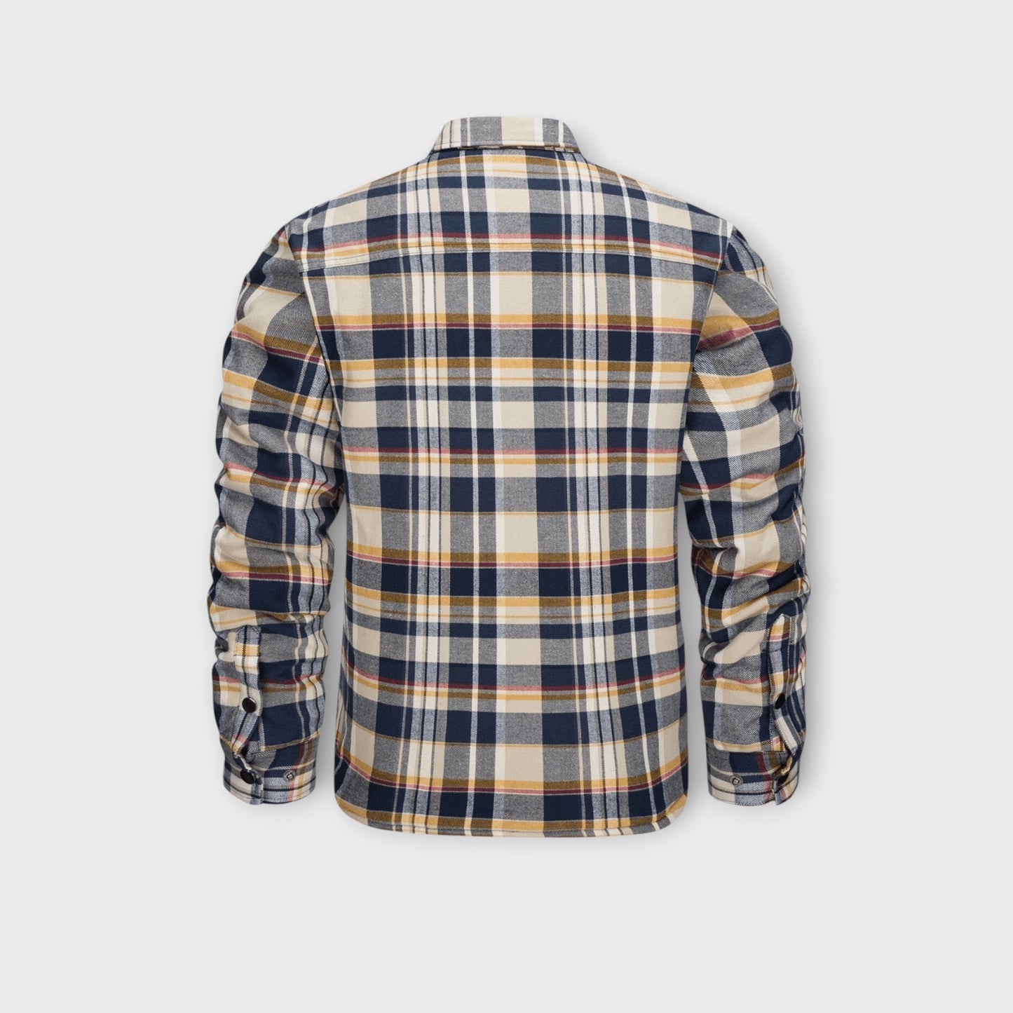 Men’s Winter Jacket Matelassée | Veste Flanelle à Carreaux Chaude et Élégante