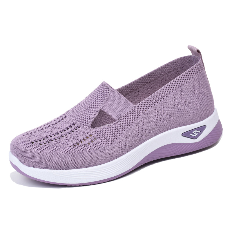 Ibelisse | Baskets Respirantes et Extensibles à Enfiler pour Femme – Confort et Praticité