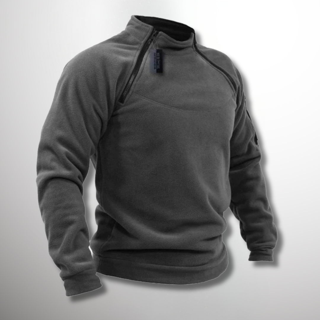 Lawrence | Sweatshirt Homme à Col Zippé | Confort Extérieur Style Moderne