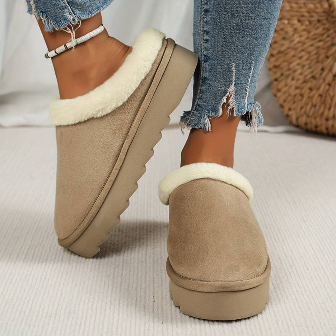Aubine | Chaussons Hiver Confortables pour Femme avec Doublure Douce et Chaude