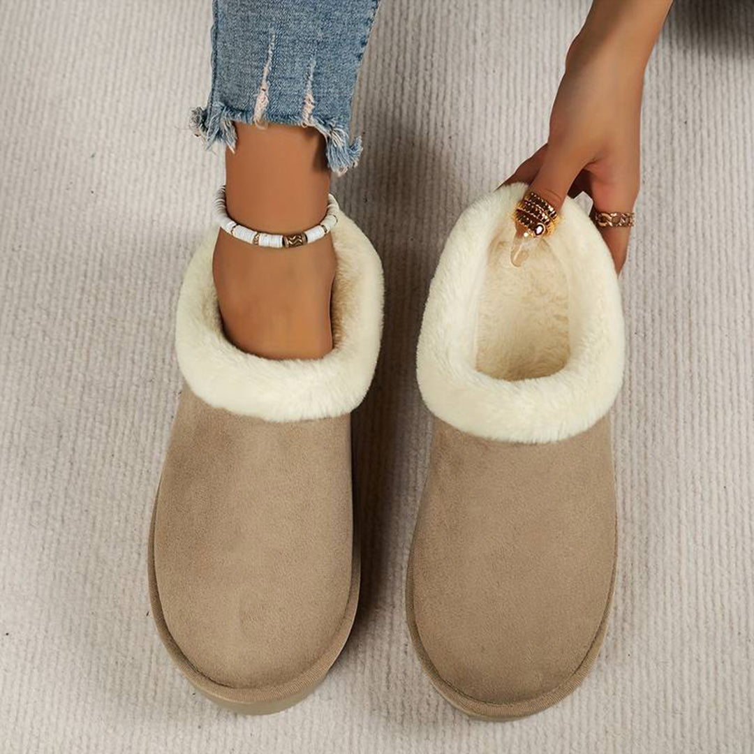 Aubine | Chaussons Hiver Confortables pour Femme avec Doublure Douce et Chaude