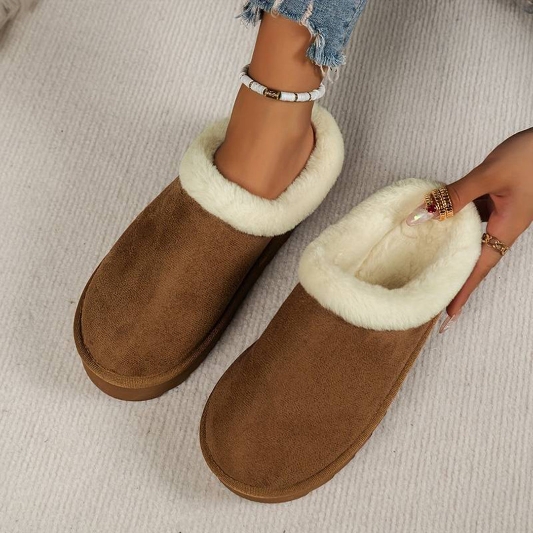 Aubine | Chaussons Hiver Confortables pour Femme avec Doublure Douce et Chaude