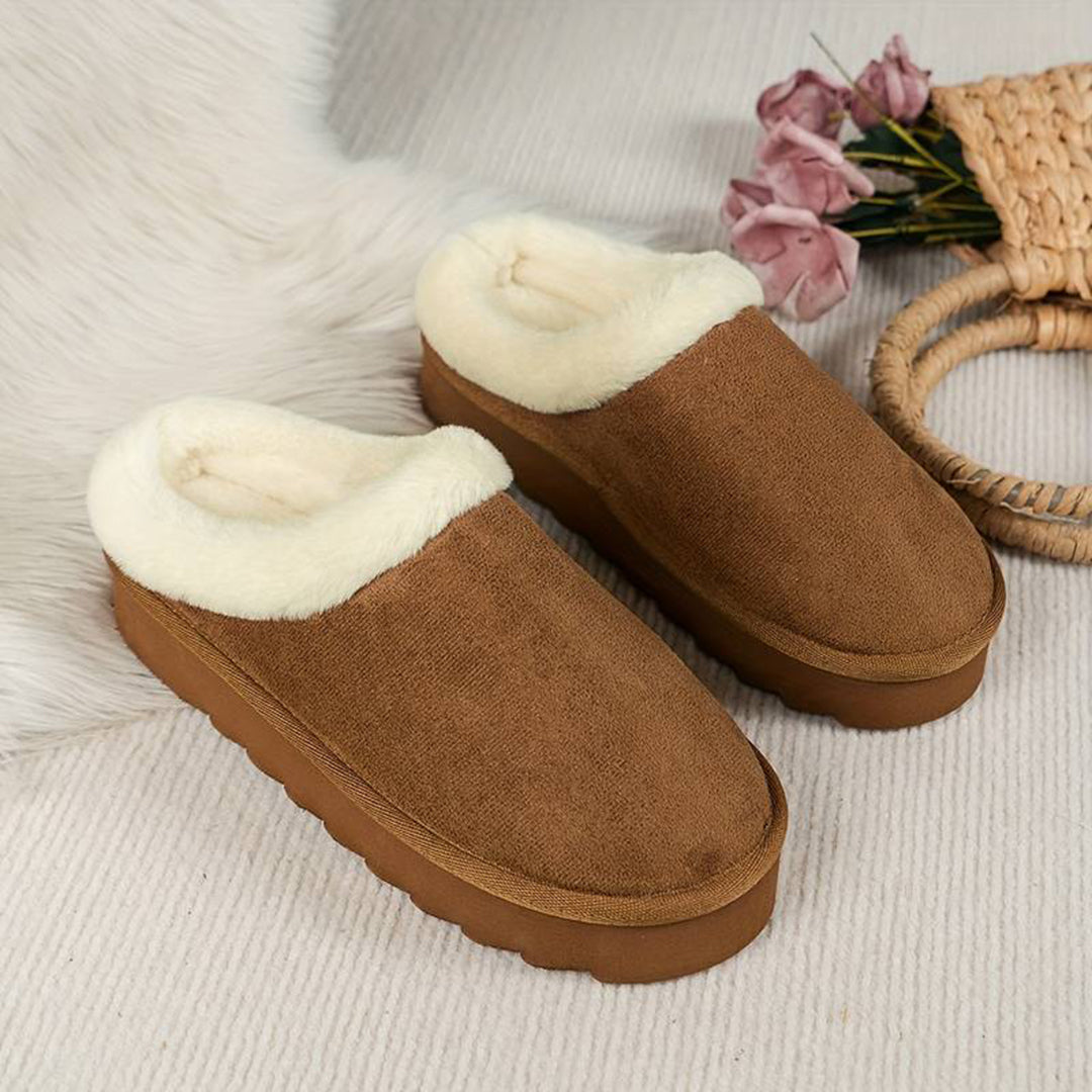 Aubine | Chaussons Hiver Confortables pour Femme avec Doublure Douce et Chaude