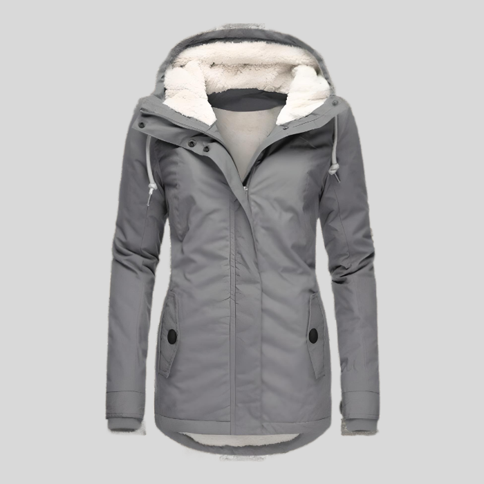Winter Jacket Femme | Veste d’Hiver Chaude & Imperméable avec Capuche