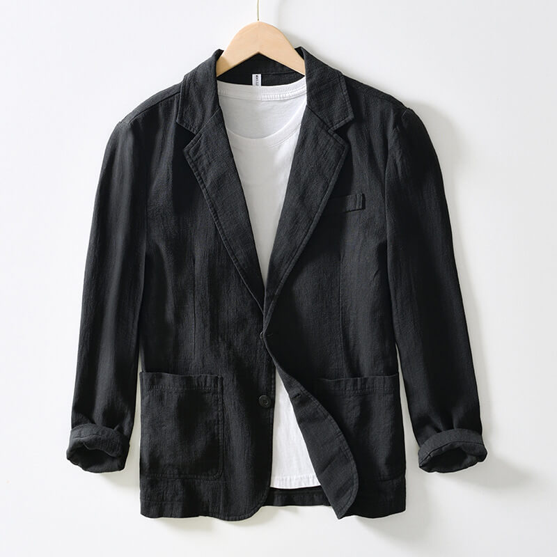 Amari | Élégance intemporelle avec un blazer en lin pour homme