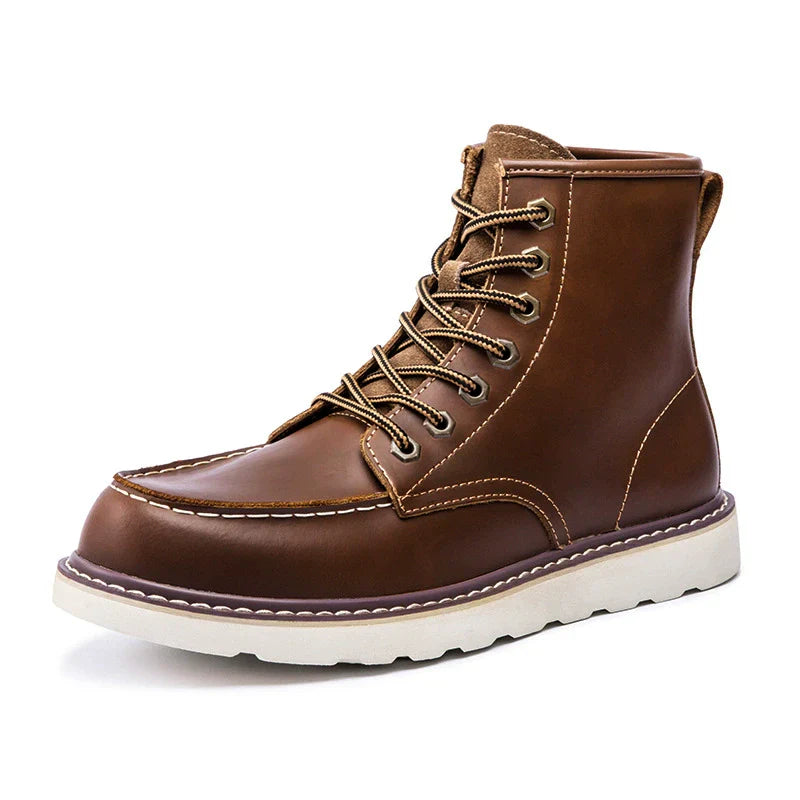 Cassian | Bottes Homme Cheville Stylées à Lacets avec Semelle Épaisse et Design Moderne