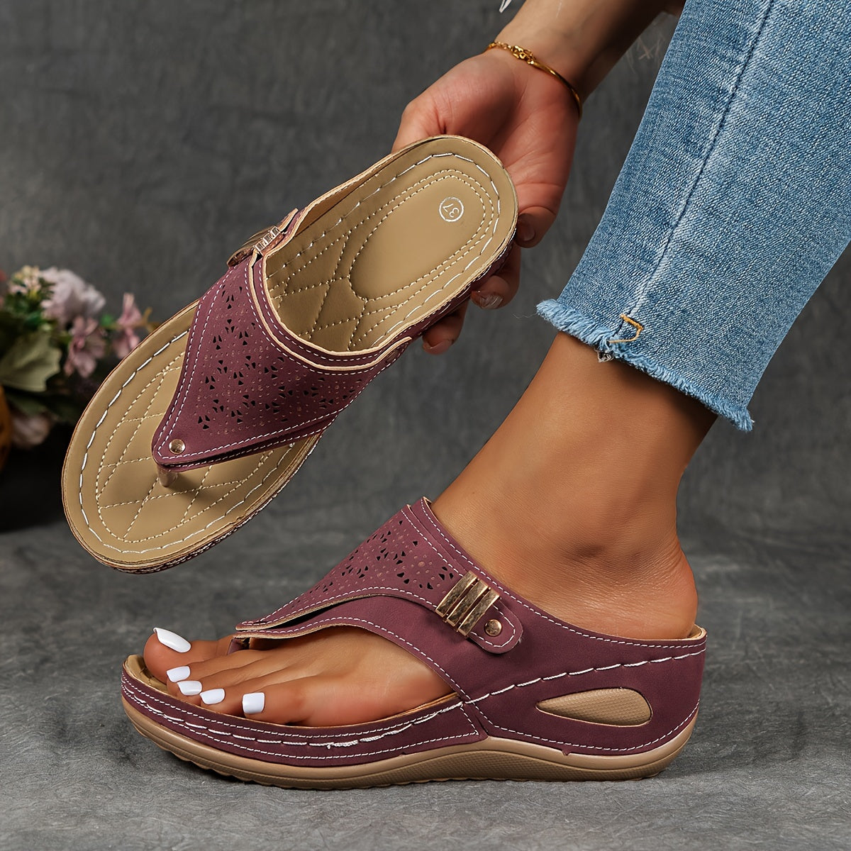 Galienne | Sandales à Plateforme Ergonomiques Femme, Confort et Élégance pour l'Été