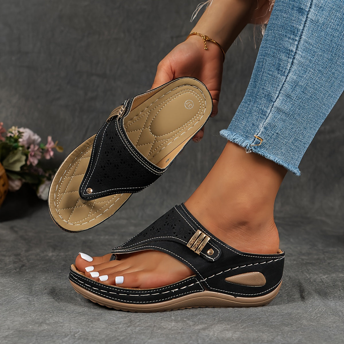 Galienne | Sandales à Plateforme Ergonomiques Femme, Confort et Élégance pour l'Été