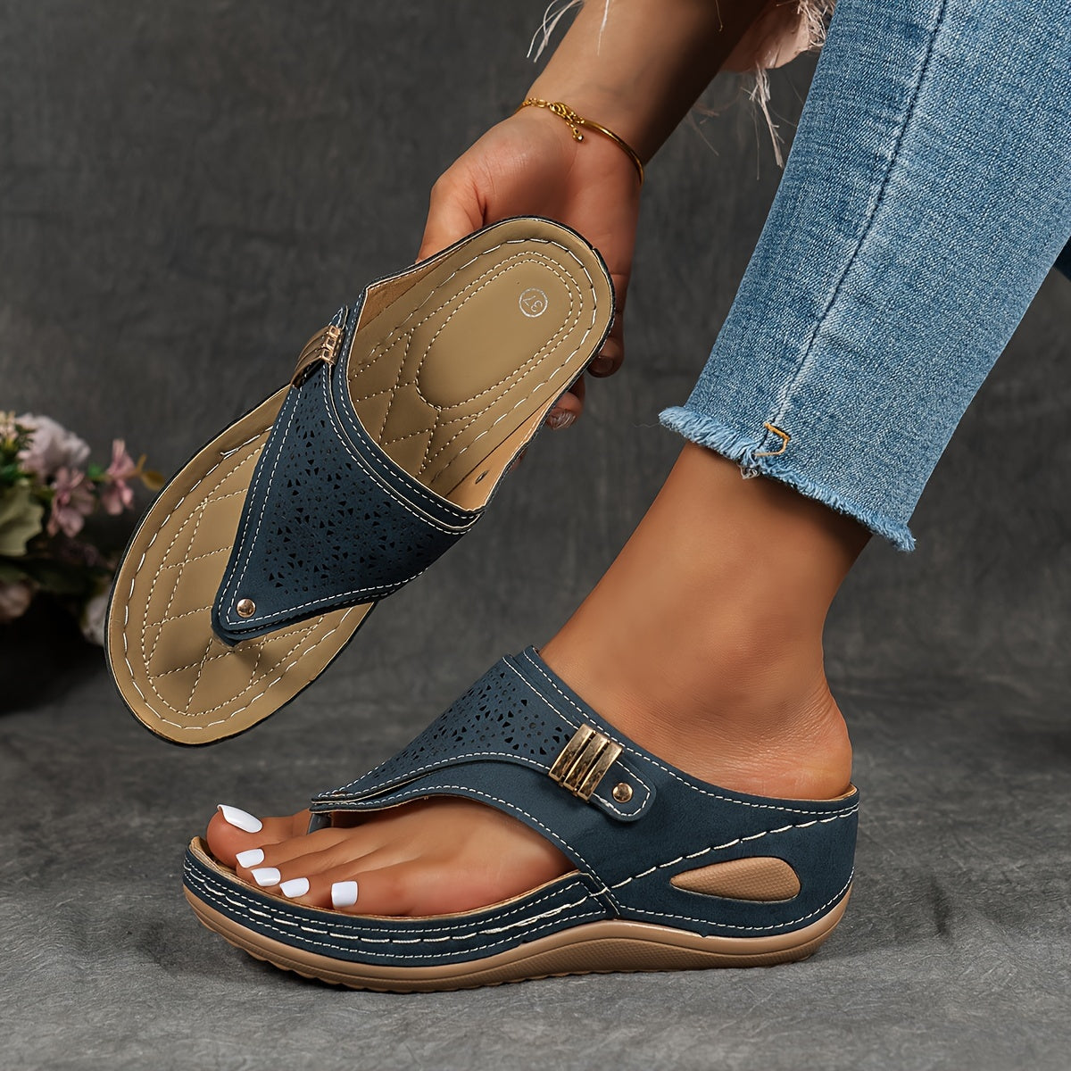 Galienne | Sandales à Plateforme Ergonomiques Femme, Confort et Élégance pour l'Été