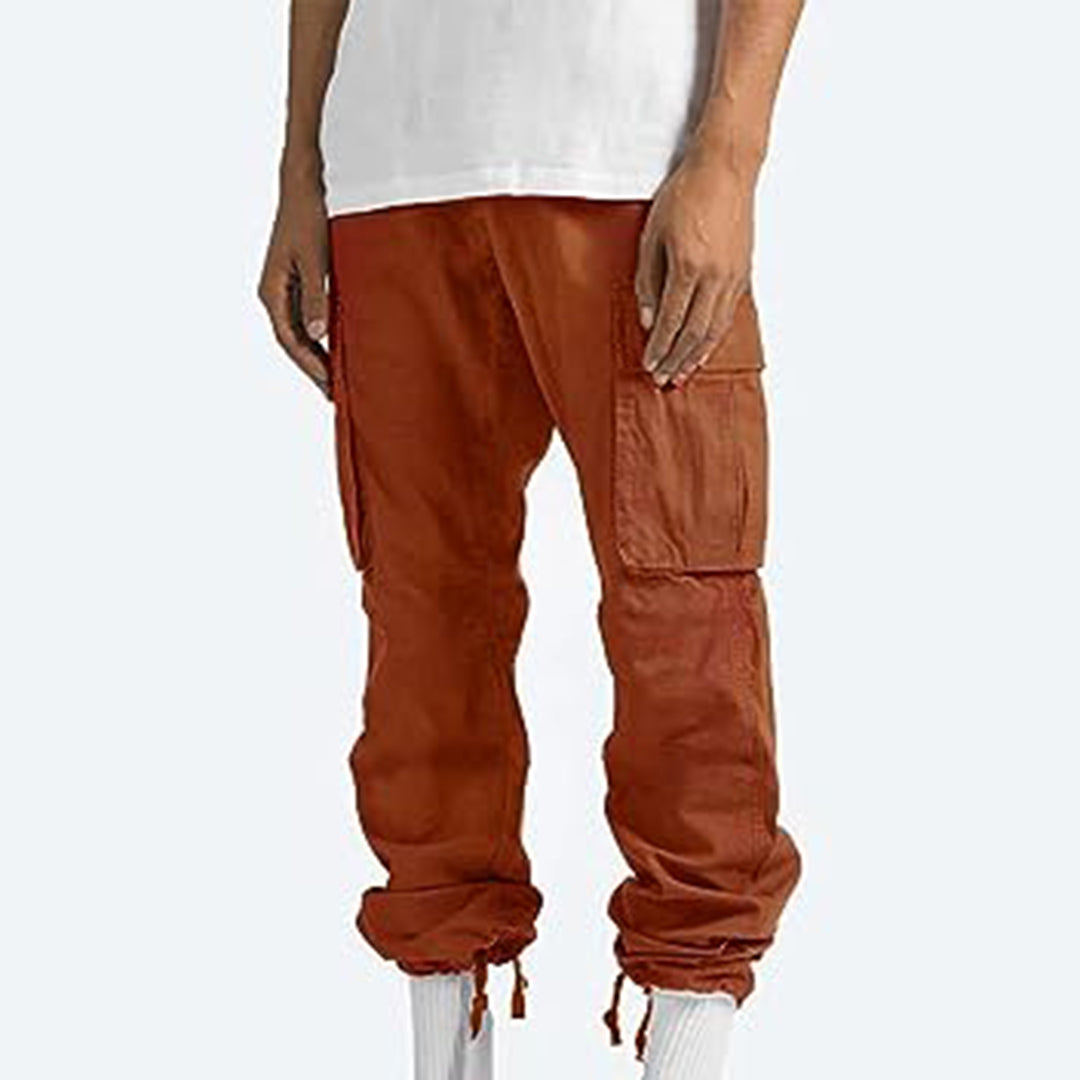Rowan | Pantalon Cargo Homme Large | Coupe Ample avec Cordon et Poches Pratiques