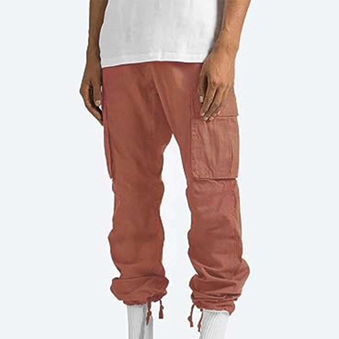 Rowan | Pantalon Cargo Homme Large | Coupe Ample avec Cordon et Poches Pratiques