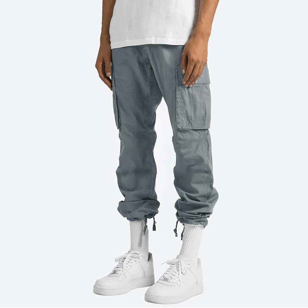 Rowan | Pantalon Cargo Homme Large | Coupe Ample avec Cordon et Poches Pratiques