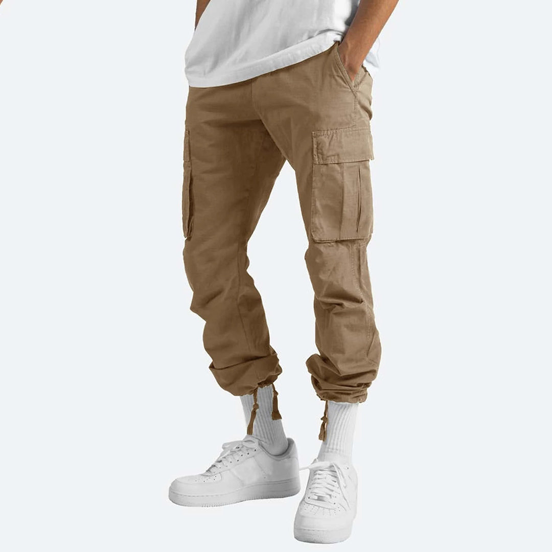 Rowan | Pantalon Cargo Homme Large | Coupe Ample avec Cordon et Poches Pratiques