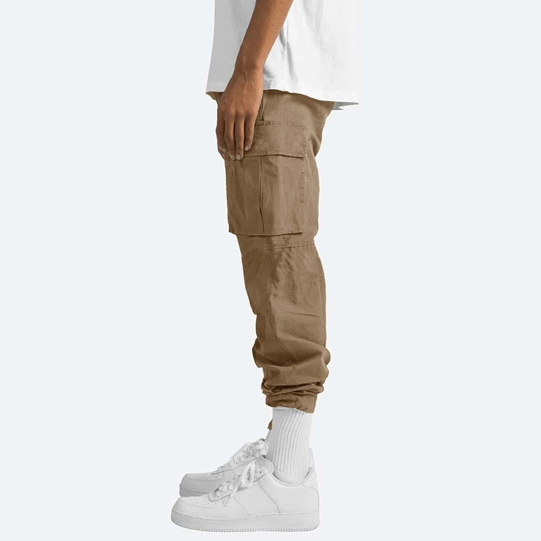 Rowan | Pantalon Cargo Homme Large | Coupe Ample avec Cordon et Poches Pratiques