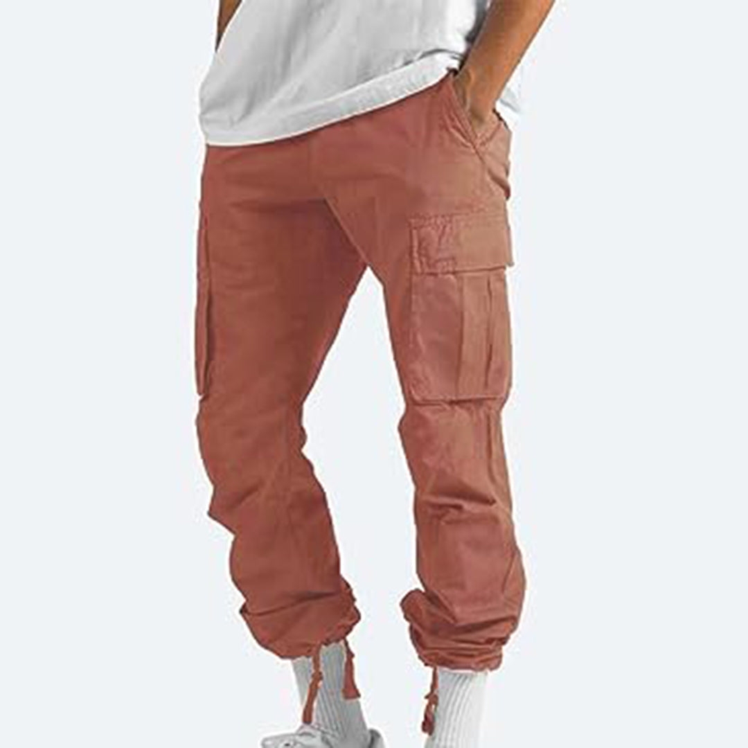Rowan | Pantalon Cargo Homme Large | Coupe Ample avec Cordon et Poches Pratiques